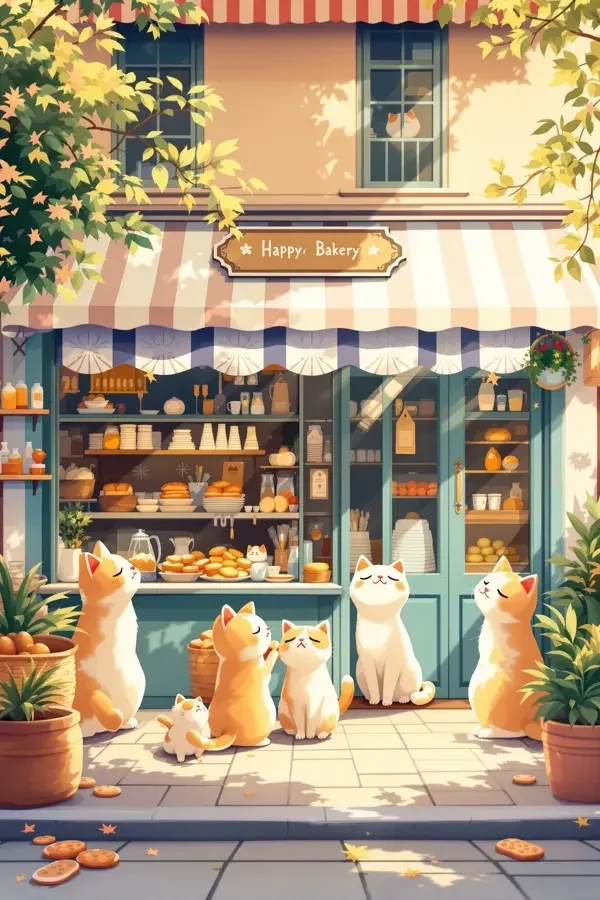 猫咪的面包店 - 动漫封面